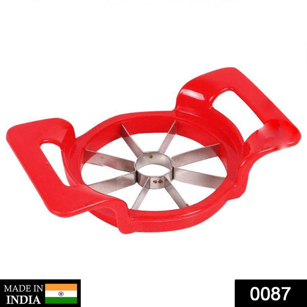 Colorful apple cutter for efficient slicing.