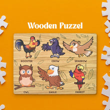 Melissa & Doug Wooden Bird Puzzle Board