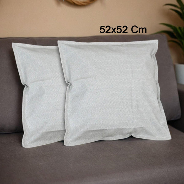 Pillow Covers, Couch Pillows Cover, Soft Decorative Pillow Covers (52 × 52 CM / 1 Pair / 2 Pc)