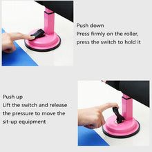 Easy-to-use suction sit-up tool for cutting tape.