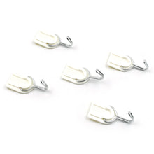 Multipurpose Strong Hook Self-Adhesive hooks for wall Heavy Plastic Hook, Sticky Hook Household For Home, Decorative Hooks, Bathroom & All Type Wall Use Hook, Suitable for Bathroom, Kitchen, Office (5 pc)