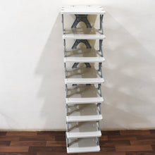 8-layer shoe rack, foldable and collapsible for entryway