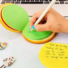 Unique burger-shaped sticky notes, mini memo pads