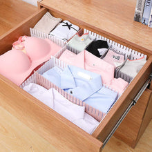 Drawer dividers set, adjustable for customized cabinet organization