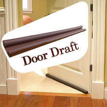 Draft stopper for doors and windows, double-sided design