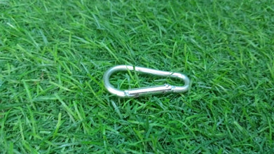 Stainless steel keychain for outdoor use