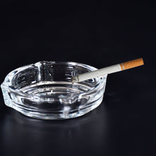 Crystal quality ashtray for indoor and outdoor.