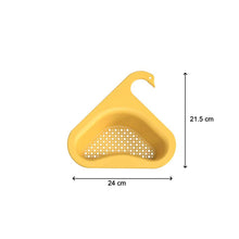 Durable sink strainer with swan design for filtering kitchen waste