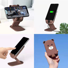 Mobile stand with a focus on its foldable feature and adjustable angles