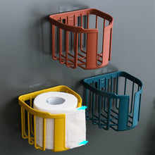 Convenient toilet paper holder for kitchen and bathroom use.