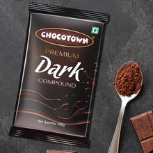 Dark Compound 500gm | Chocotown Dark Choco Slab