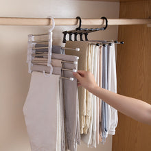 Adjustable trouser hanger with versatile design for closet organization